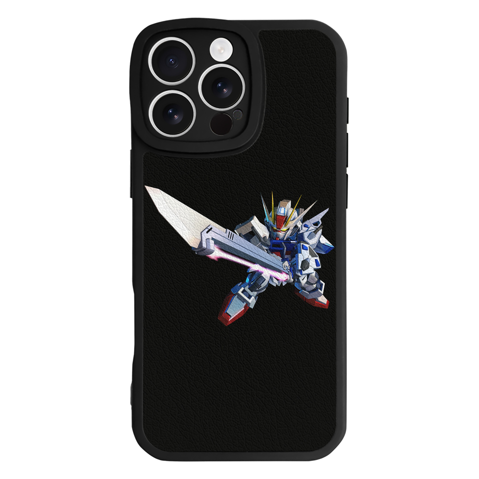（画像用） 機動戦士ガンダム Mobile Suit Gundam 【iPhone 16シリーズ対応】シリコンスマホケース（レザー調） 材質：シリコン